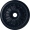 Ekena Millwork Tomango Egg & Dart Medallion (Canopies up to 6 3/4"), 27 7/8"OD x 3 7/8"ID x 2 1/2"P, Midnight Dream CM27TOMDF - alternate 1